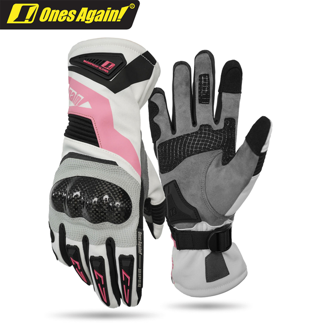 MG22CF Guantes de carretera cálidos e impermeables de fibra de carbono Equipo de motociclismo Regin Armor-CF