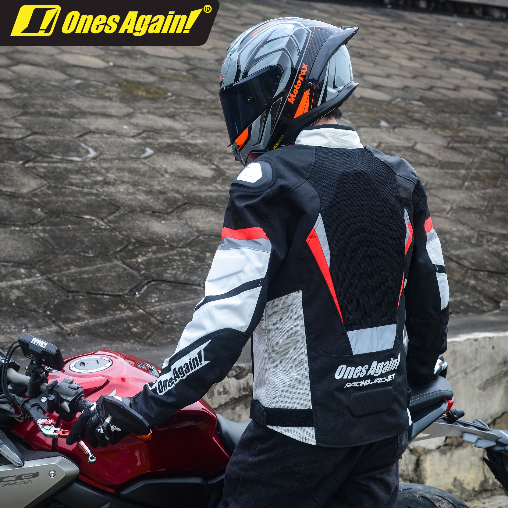 SJ05 Chaqueta de moto para verano Equipo de conducción ventilado y seguro