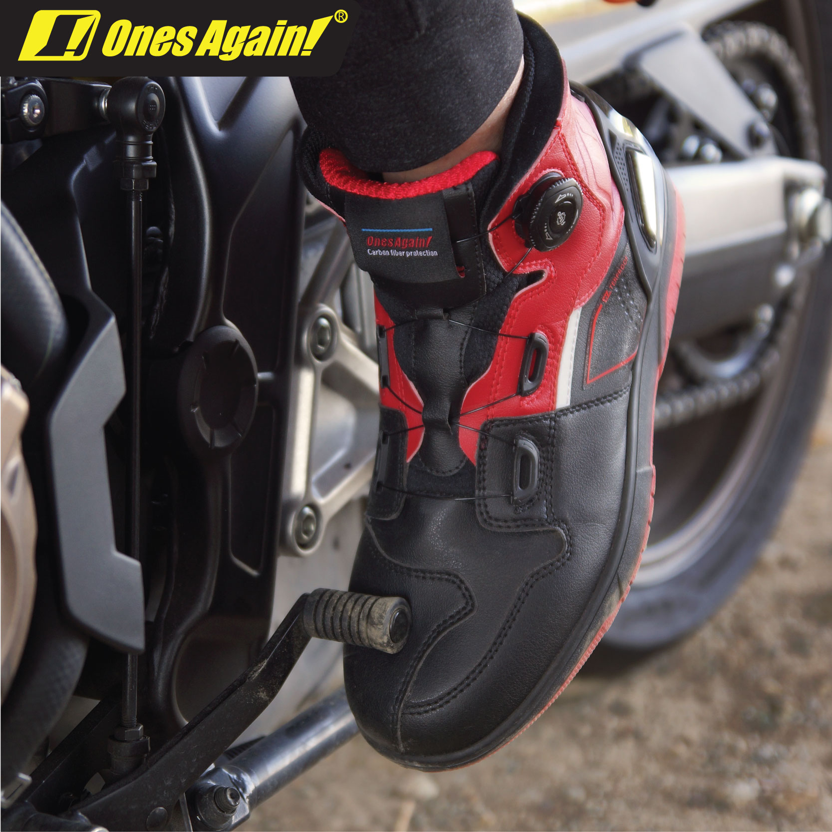 MS07P Zapatos impermeables para ir al trabajo para motociclismo, protección de fibra de carbono, zapatos de seguridad informales antiimpactos